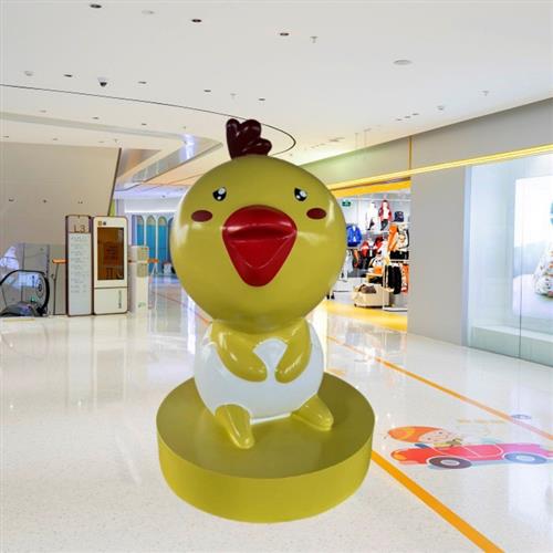 仿真动物雕塑景观商场美陈公仔网红打卡摆件大型玻璃钢卡通雕塑
