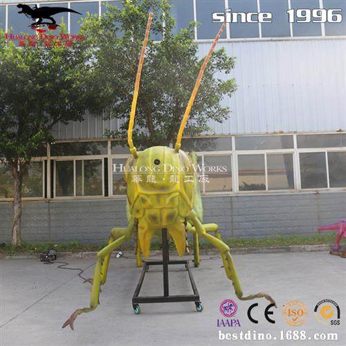 大型仿真昆虫机械模型制作源头工厂自贡仿真恐龙彩灯制作厂家