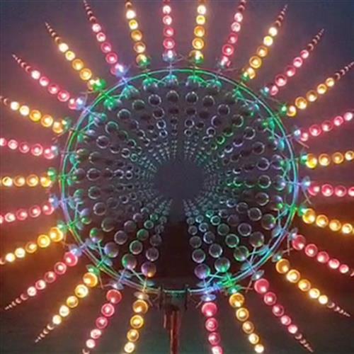 大型不锈钢风转动雕塑户外城市地标建筑广场标志性景观雕塑小品