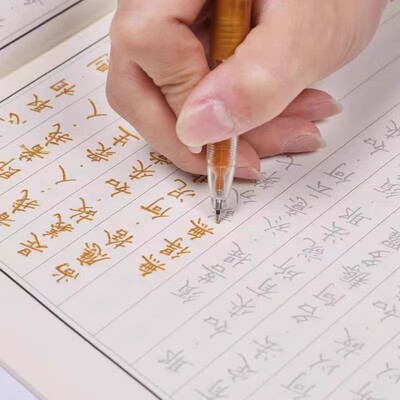 地臧手抄本为失去的孩童抄经本童子硬笔楷书临摹初学者