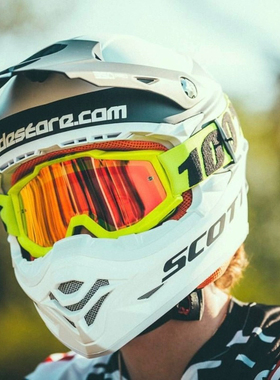 百分百骑行眼镜摩托车防风镜户外运动护目镜滑雪山地越野头盔速降