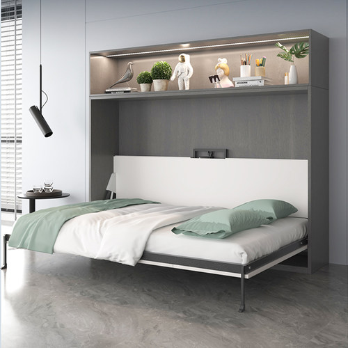 电动隐形床墨菲壁床 多功能可折叠下翻转床省空间的侧翻五金配件