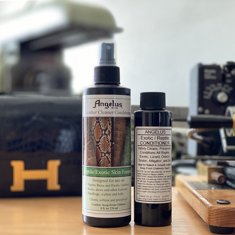 美国进口Angelus 安杰勒斯216爬行动物皮革清洁保养蛇皮蜥蜴皮鳄鱼皮清洁护理