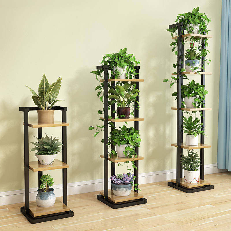 绿箩袈子顶天立地花架客厅电视机旁边多层简约窄墙角专用高端植物