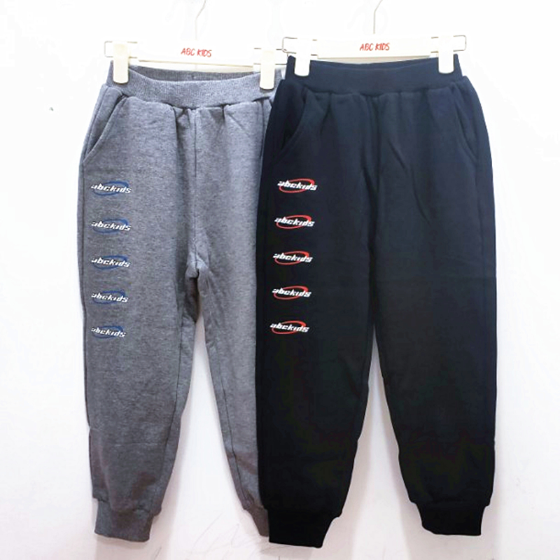 专柜纯棉运动裤abckids