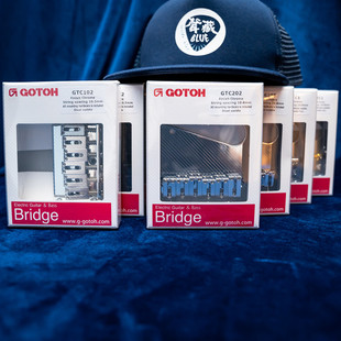 声藏blue GOTOH GTC101系列黄铜一体式电吉他琴桥固定颤音琴桥