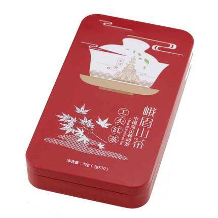 四川特色峨眉雪芽工夫红茶30克（3gX10）袋峨眉山旅游风光系列