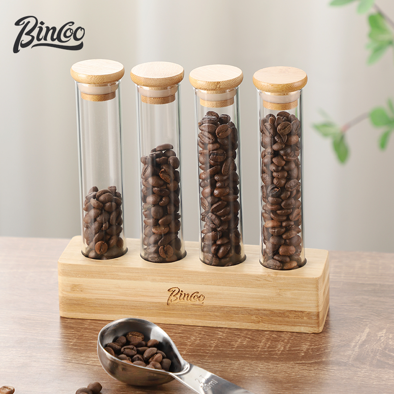 Bincoo咖啡豆保存罐试管分装瓶