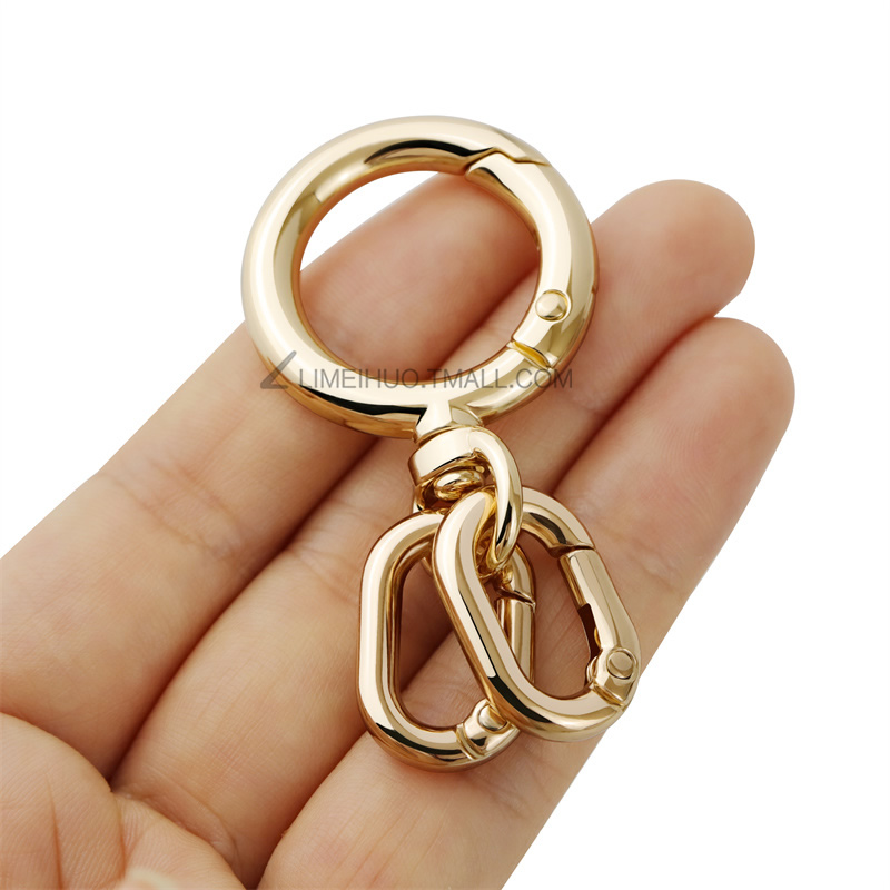 钥匙扣龙虾扣狗扣开口活扣证件挂钩卡扣弹簧扣挂钩活扣挂扣书包扣