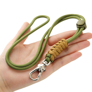 手工编制弹簧扣钥匙扣手机挂绳手腕绳胸牌工作证挂脖绳玩具携带绳