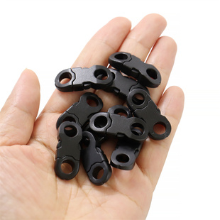 迷你小插扣绳带连接小卡扣手环项圈宠物项圈对扣伞绳编织塑料插扣