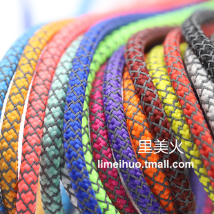 里美火反光鞋带绳老爹酒红蓝色适用于GTX达拉克动能户外运动夜跑