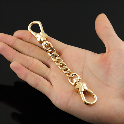 包包肩带延长金属链零钱包钥匙链