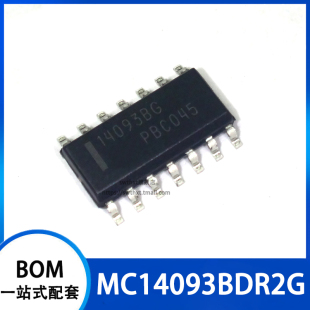 MC14093BG MC14093BDR2G 施密特触发器输入的四路2输入与 SOIC-14
