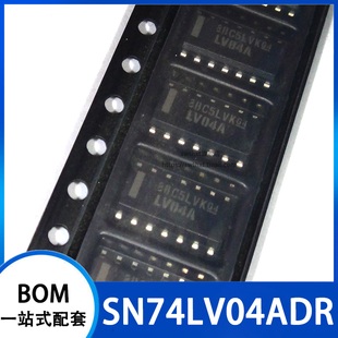 SN74LV04ADR SN74LV04AD 丝印 LV04A 逻辑芯片 贴片SOP-14 3.9mm