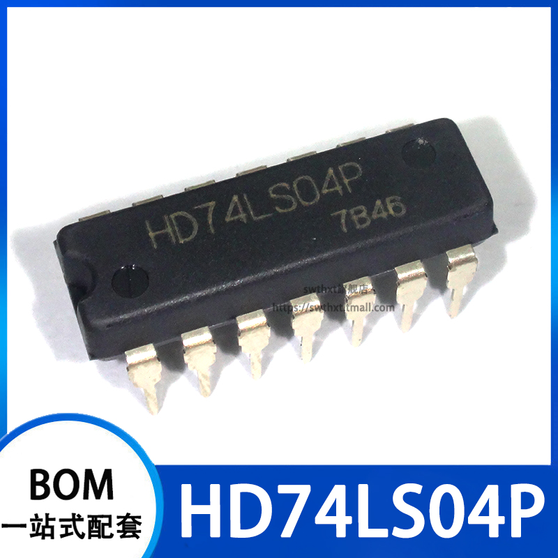 HD74LS04P 栅极和逆变器 直插DIP-14