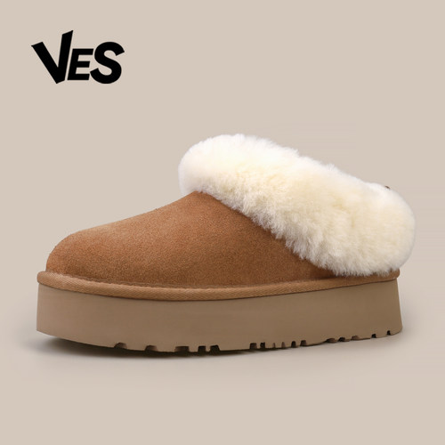 VES澳洲皮毛一体雪地靴女