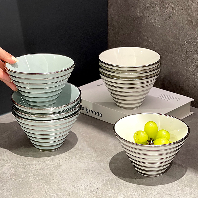 新款创意大号吃饭米饭碗汤碗高颜值女生沙拉碗甜品碗燕窝碗家用碗,餐饮具,碗,淘宝优惠券,粉丝福利购,淘宝优惠卷