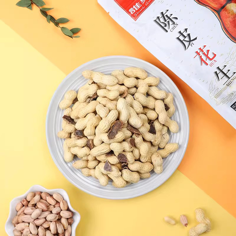 谁果陈皮花生新会特产图片