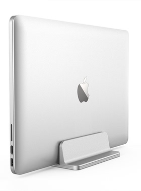 kaersi 笔记本立式支架办公室桌面置物架macbook收纳架子电脑便携增高散热托架air手提底座pro mac主机竖夹