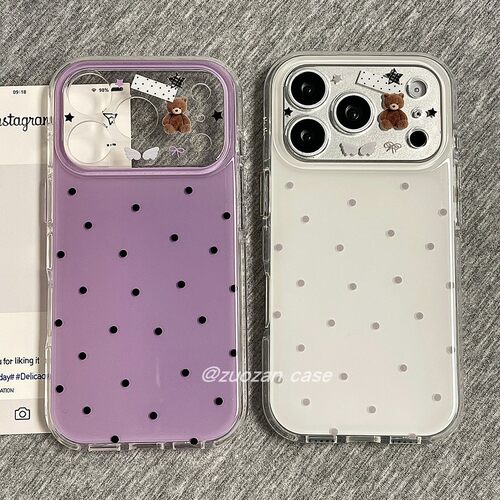 苹果17pro简约波点手机壳