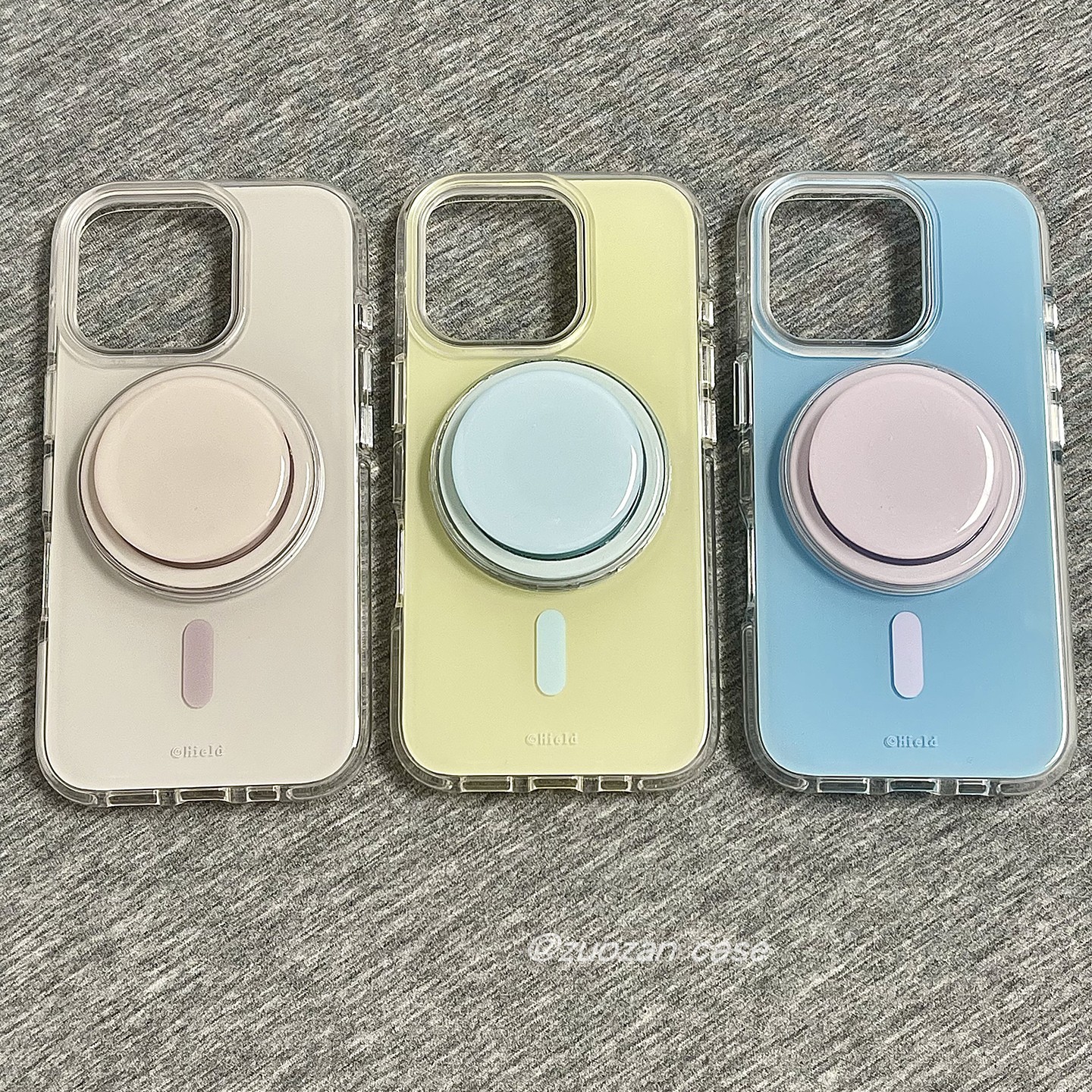 磁吸ins韩风简约撞色纯色适用苹果16promax手机壳iphone15pro新款14带支架13女16pro气囊双层全包防摔手机套