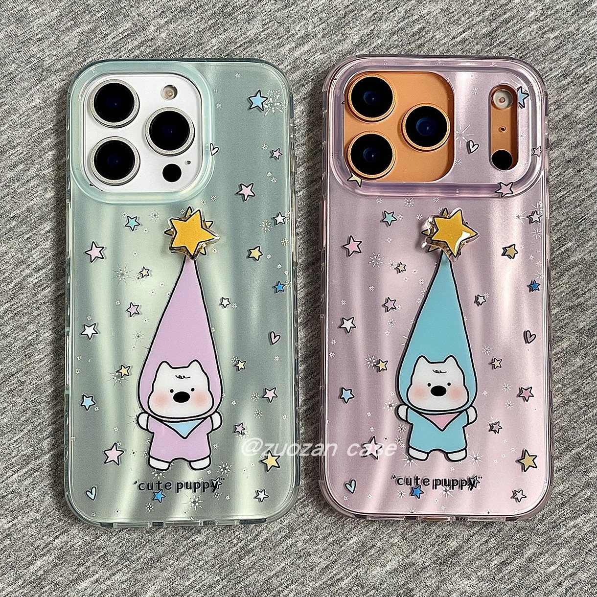 苹果17pro卡通KT猫双层手机壳