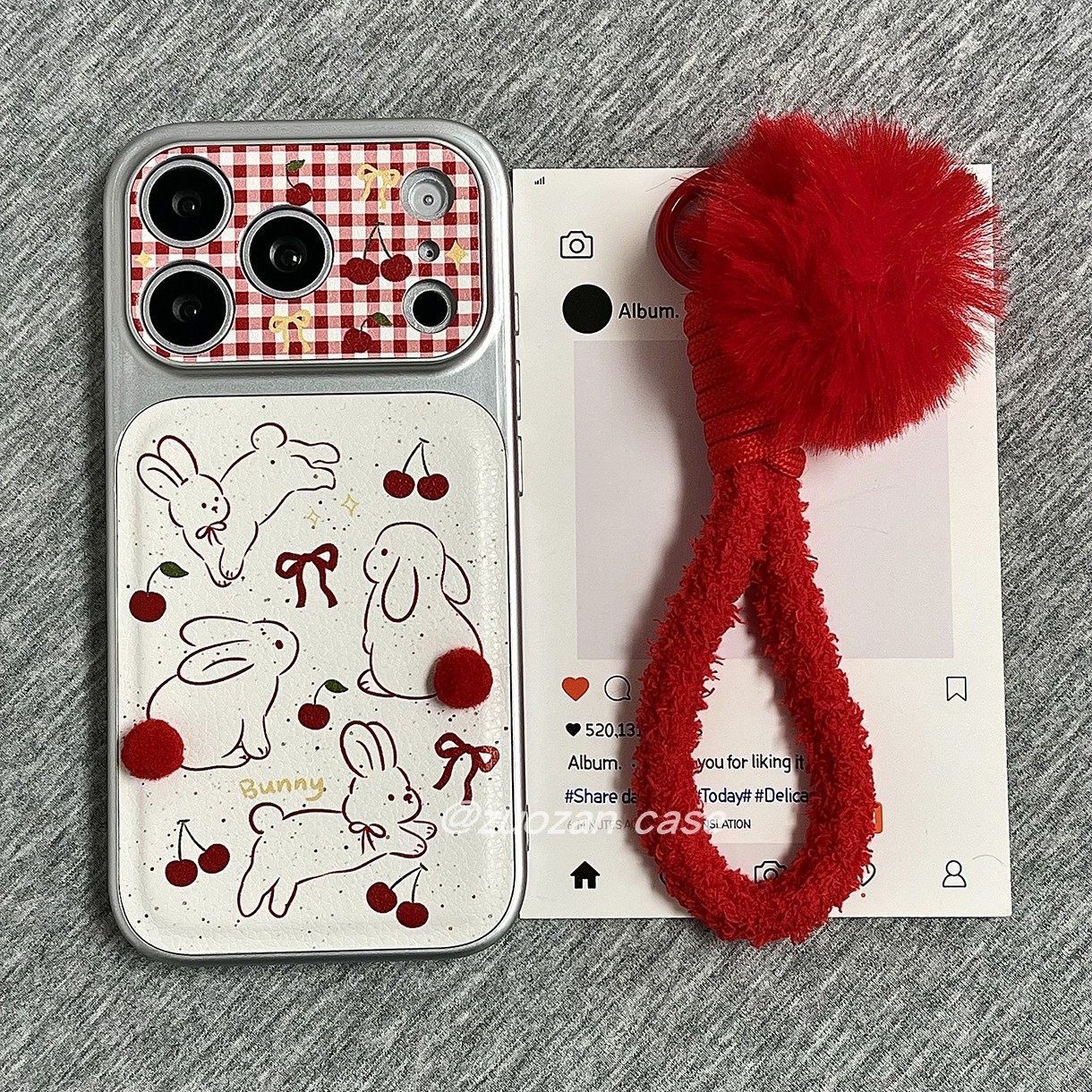 冬季皮革韩风线条兔子适用苹果17promax手机壳iphone16pro新款15带挂绳14小众创意pm女17镜头全包防摔保护套,3C数码配件,手机保护套/壳,淘宝优惠券,粉丝福利购,淘宝优惠卷