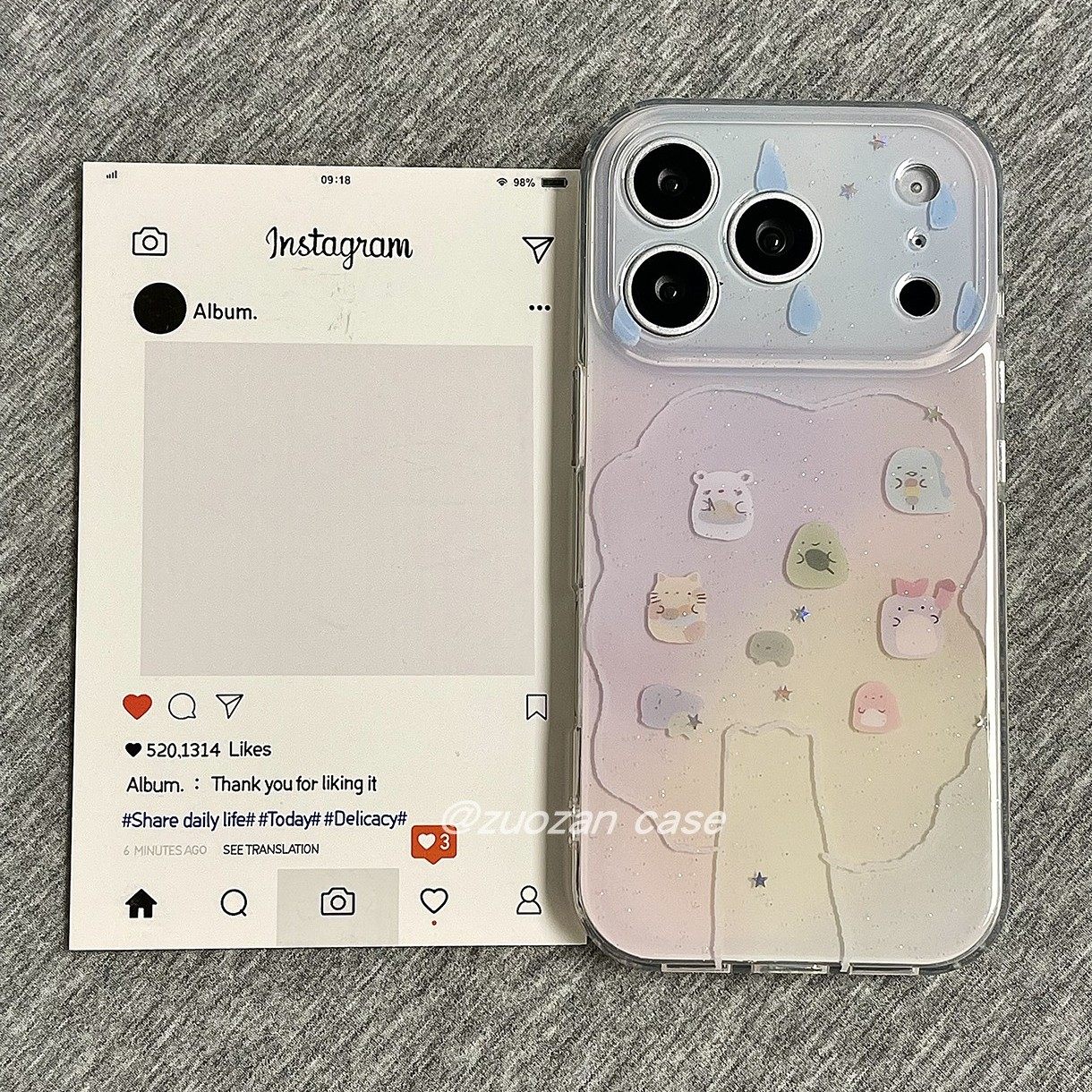 ins韩风彩色晕染小动物头像适用苹果17promax手机壳iphone16pro新款15双层14小众创意13女17全包防摔保护套pm,3C数码配件,手机保护套/壳,淘宝优惠券,粉丝福利购,淘宝优惠卷