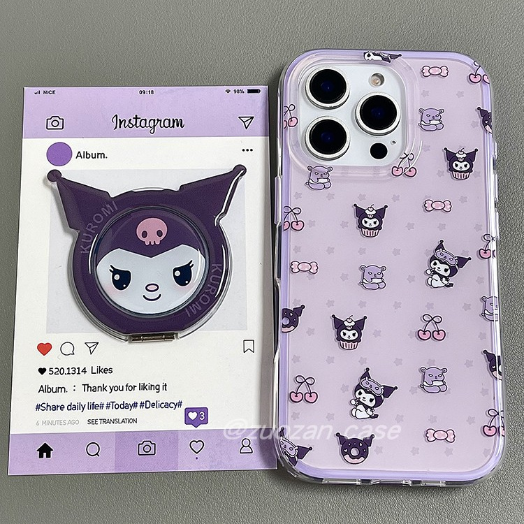 苹果16pro卡通库洛米手机壳