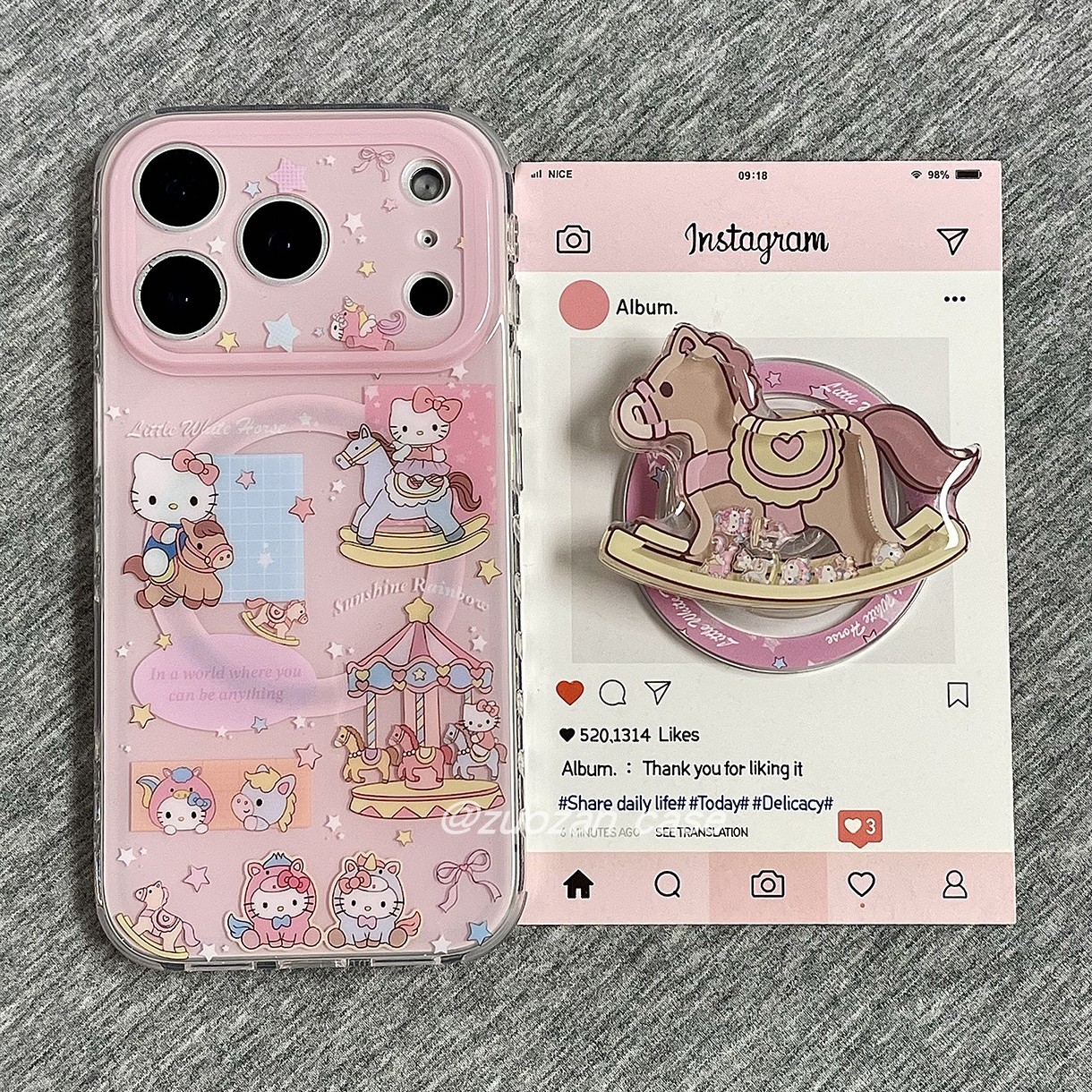 苹果17pro卡通KT猫手机壳