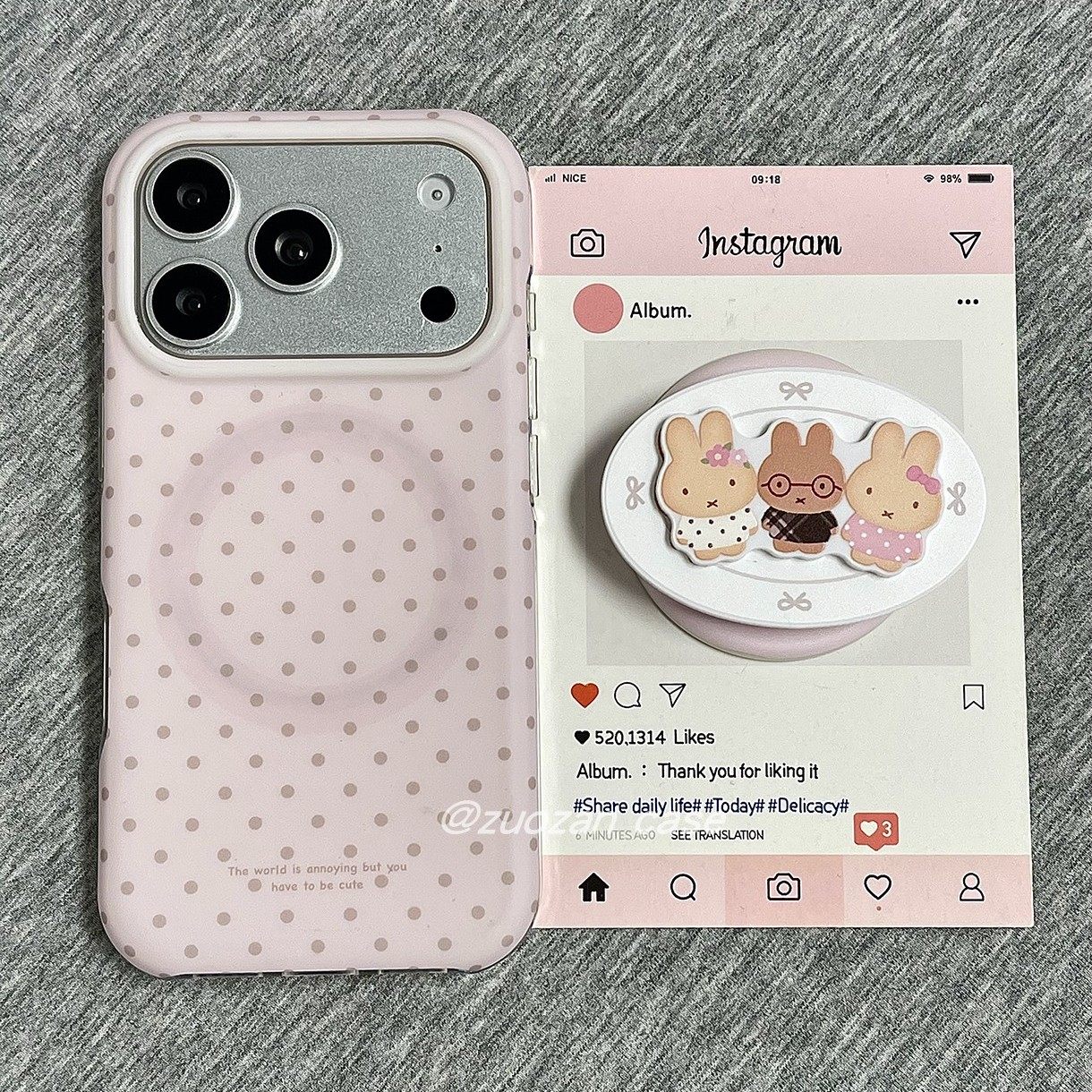 磁吸ins韩风简约粉底波点适用苹果17promax手机壳iphone16pro新款15米菲兔支架14个性13女17全包防摔保护套pm,3C数码配件,手机保护套/壳,淘宝优惠券,粉丝福利购,淘宝优惠卷