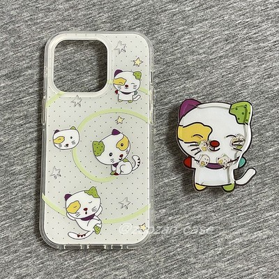 苹果16pro卡通小猫咪手机壳