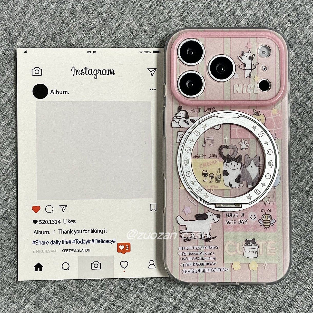 360旋转一体支点壳适用苹果17promax手机壳iphone16pro韩风卡通涂鸦猫咪15pm磨砂17新款支架全包防摔保护套,3C数码配件,手机保护套/壳,淘宝优惠券,粉丝福利购,淘宝优惠卷