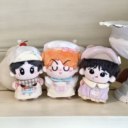 5cm7cm8cm春日新品可爱甜美 甜品系列 娃衣套装棉花娃娃配饰着替