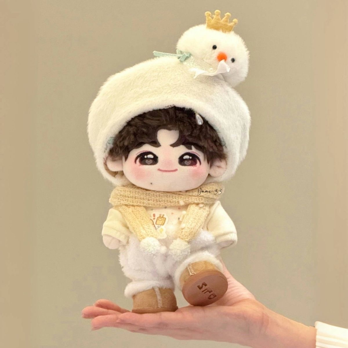 拓拓子“晚安雪宝”20cm棉花娃娃