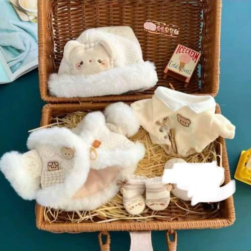 10cm可爱小熊套装棉花娃娃