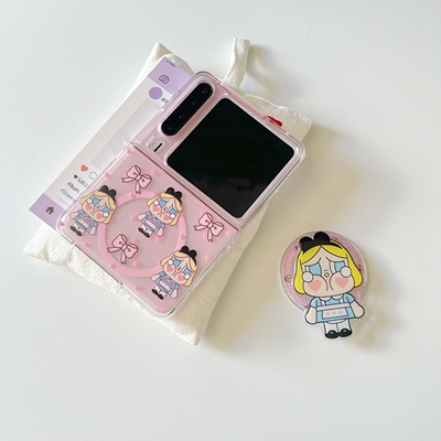 透粉哭娃适用于华为purax手机壳