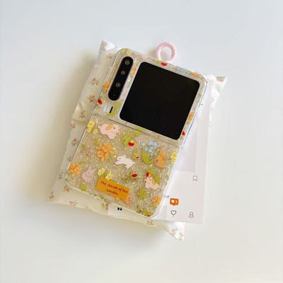 碎花兔子适用于华为purax手机壳