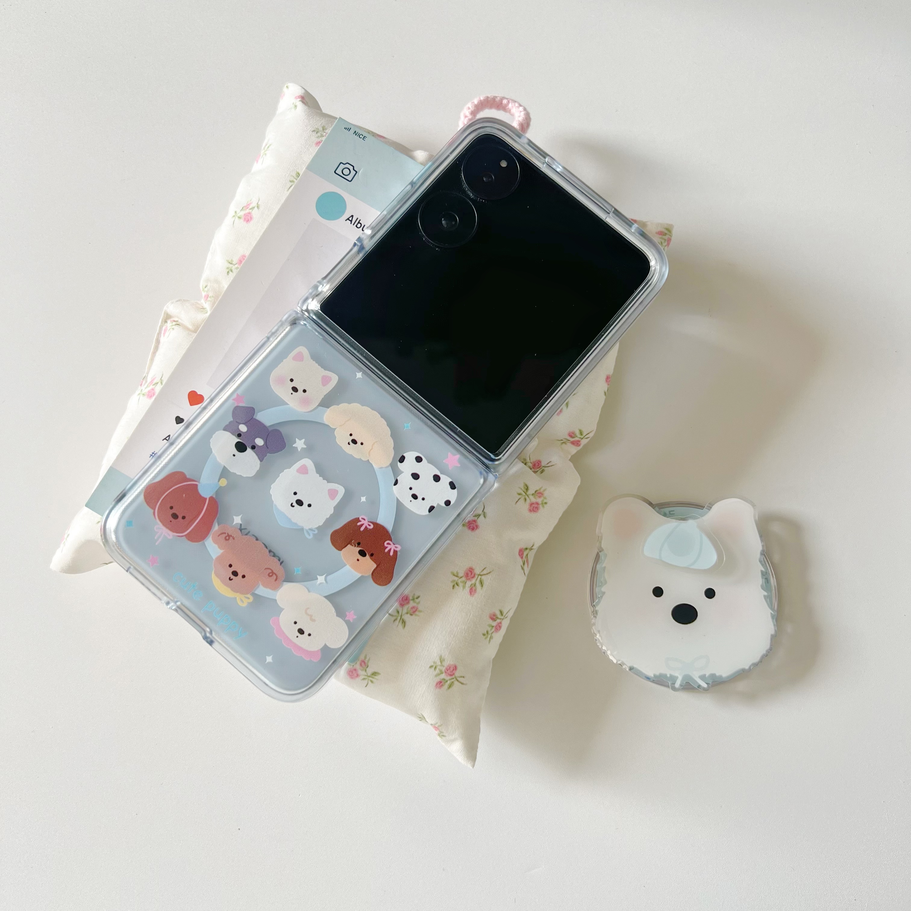 小狗九宫格适用mixflip2磁吸壳