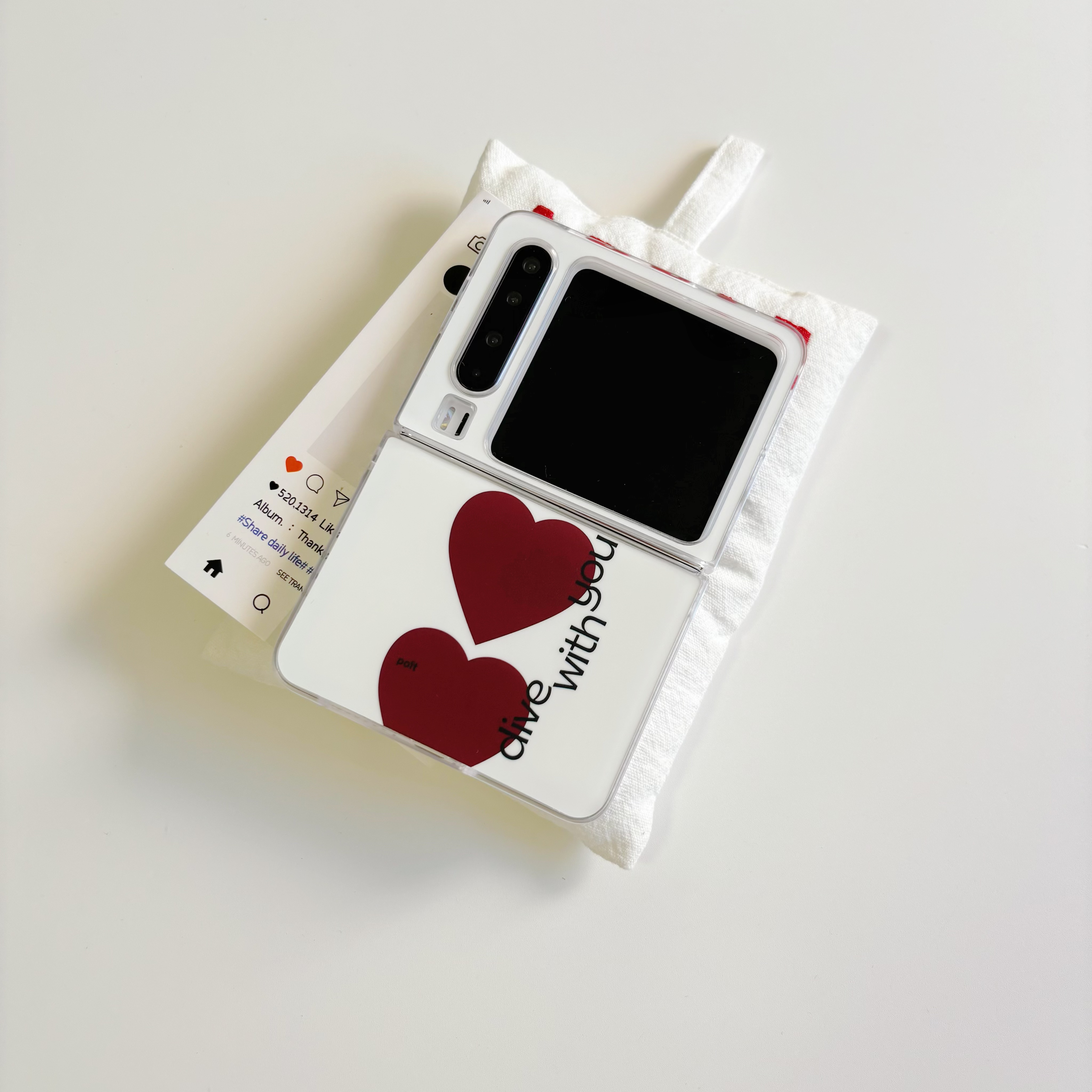 小众爱心适用于华为purax手机壳