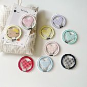 chic韩风格 子爱心适用magsafe磁吸扣可爱凯蒂猫手机磁吸支架超薄