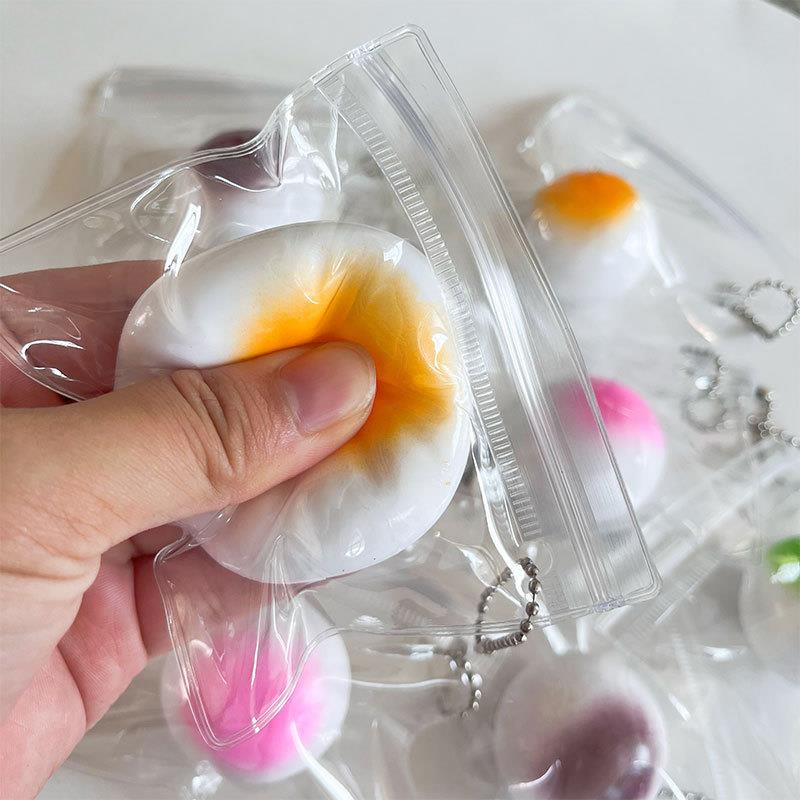 解压迷你小号流体球捏捏乐慢回弹小鼻嘎捏捏乐可塑型麻薯挂件捏捏