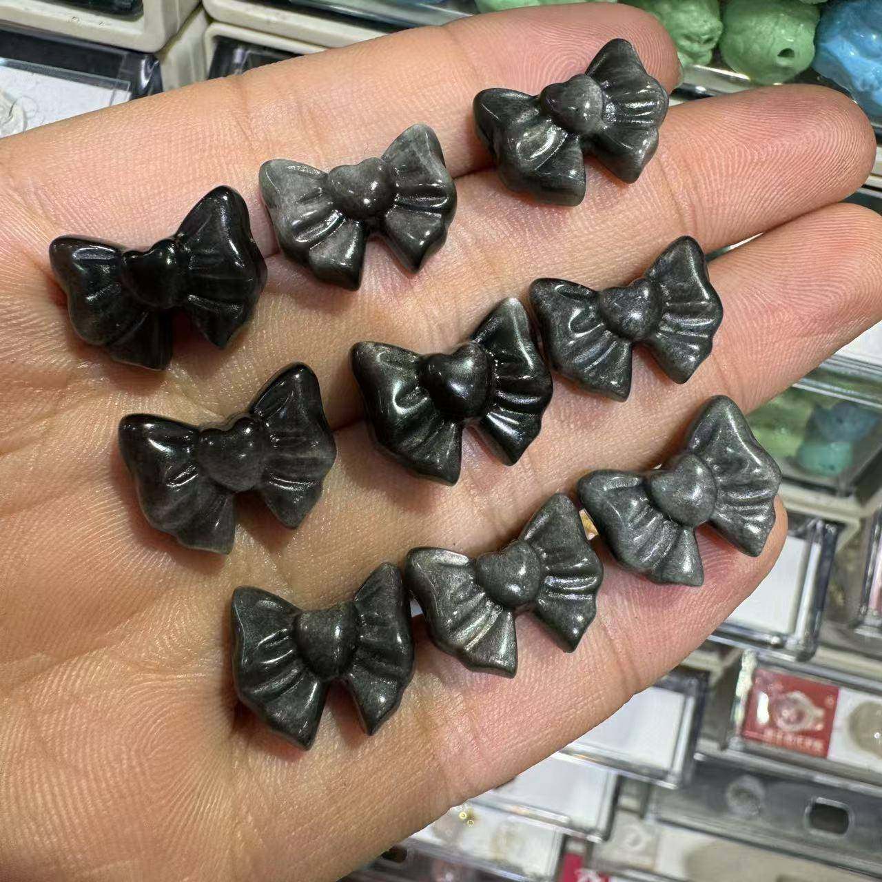 银曜石小雕刻件爱心猫爪九尾狐蝴蝶等配件饰品配饰吊坠,饰品/流行首饰/时尚饰品新,其他DIY饰品配件,淘宝优惠券,粉丝福利购,淘宝优惠卷
