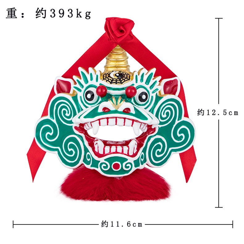 汕尾海陆丰传统麒麟虎狮纯铜360旋转摆件民族风吉祥礼品