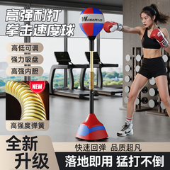 武侠风拳击反应球家用成人儿童立式沙袋专业速度球躲闪训练器靶