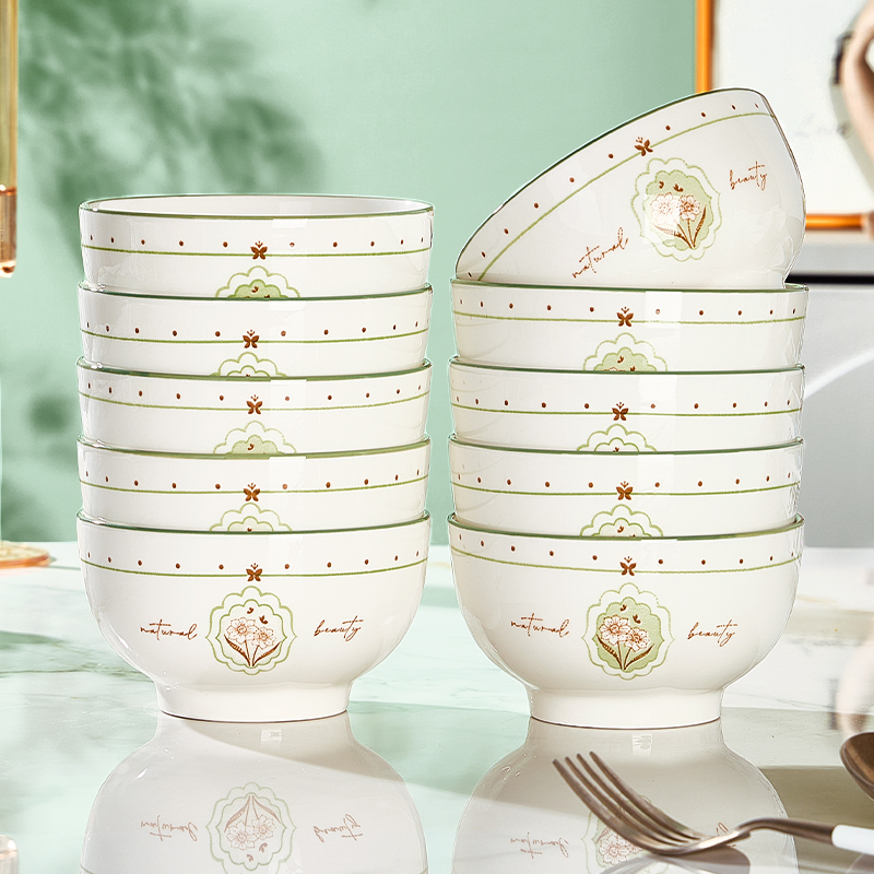 优尊陶瓷加厚陶瓷碗组合