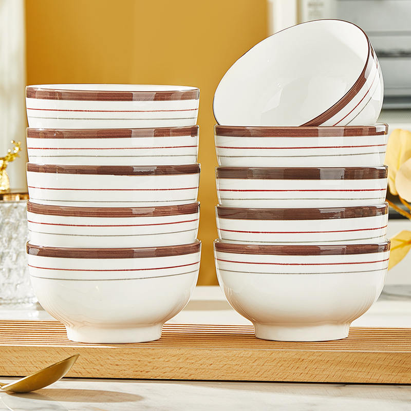 优尊陶瓷加厚陶瓷碗组合