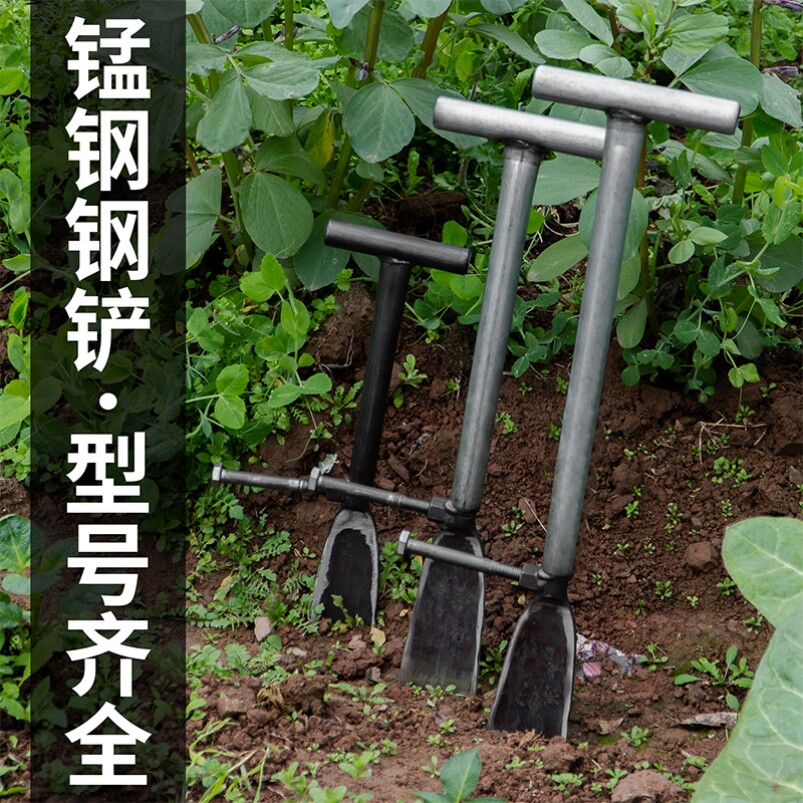 挖硬土神器刨树根挖冬春笋铲子老式加厚锄头种菜耙子冻土松土铁锹