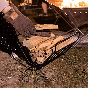 柴火堆放架室内外壁炉堆柴架框铁艺木材简约储物架大型收纳架装饰